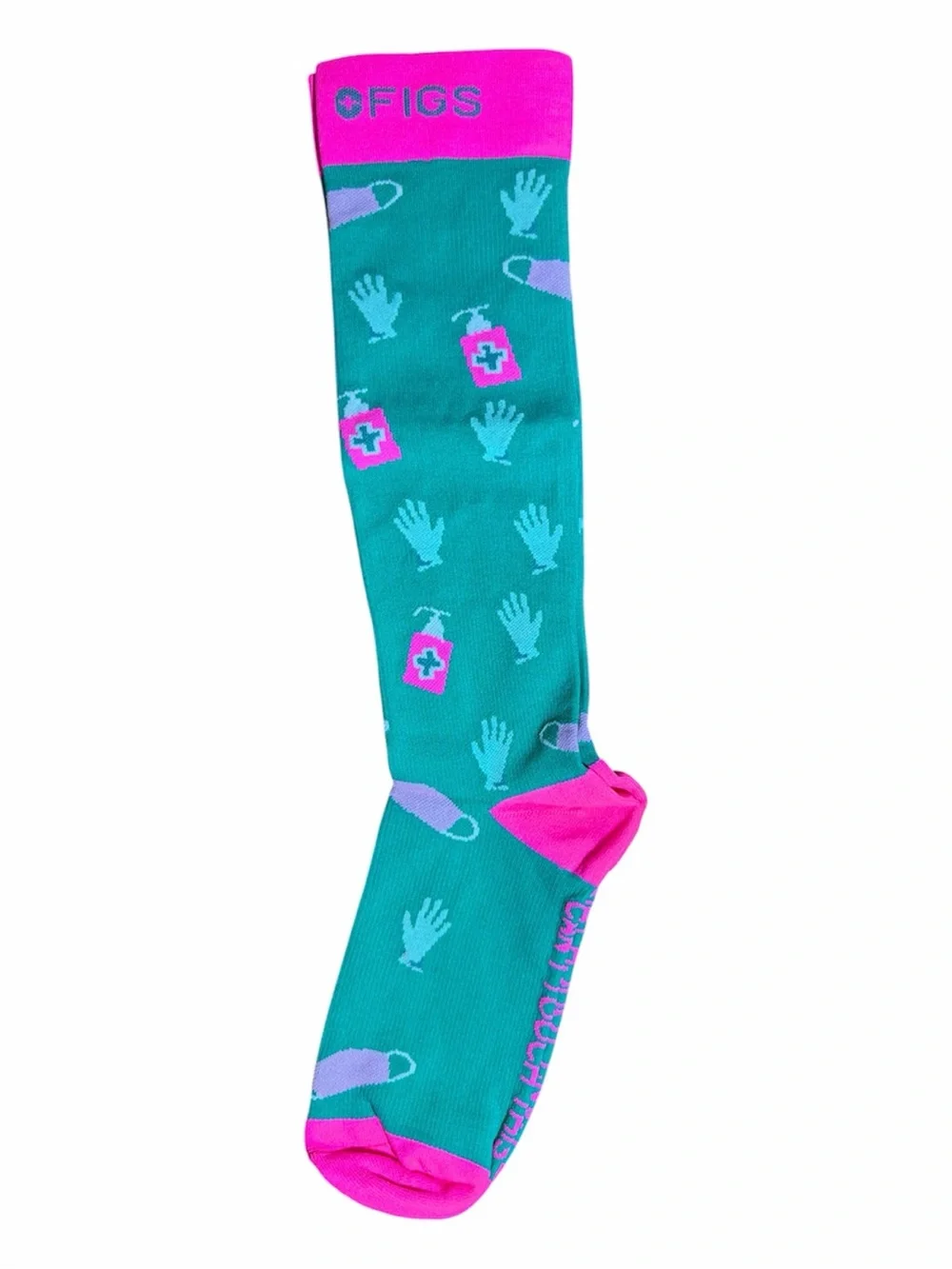🆕FIGS Healthcare “Can’t Touch This” compression socks - women’s, size medium